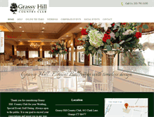 Tablet Screenshot of grassyhillcountryclub.com